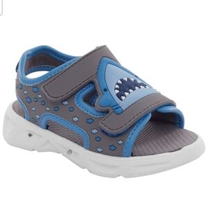 Carter's Futura Shark Sandals Light-Up Soles